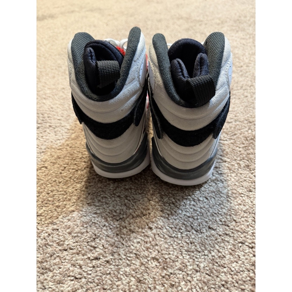 Jordan Air Jordan 8 Retro (GS) White/Black/True Red 4.5Y 305368-100 - Picture 4 of 11